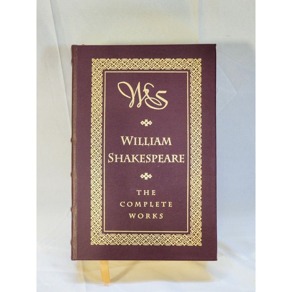 William Shakespeare The Complete Works Barnes & Noble Leather Bound Tight Bind